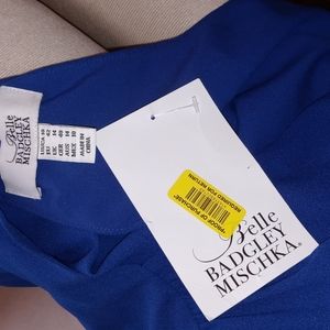 Belle Badgley Mischka Elise size 10 cobalt